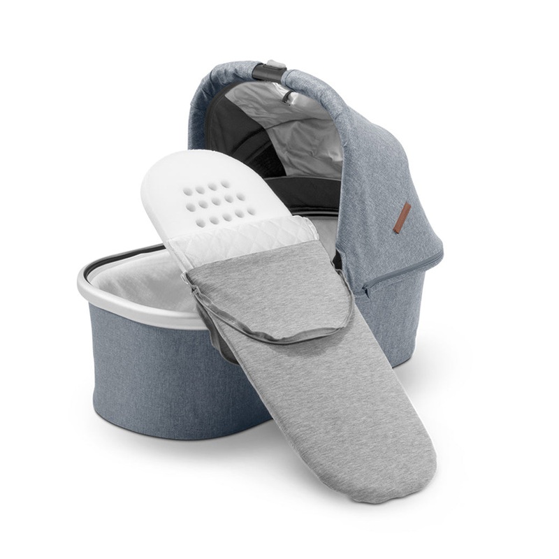 Bassinet Mattress Cover Light Grey