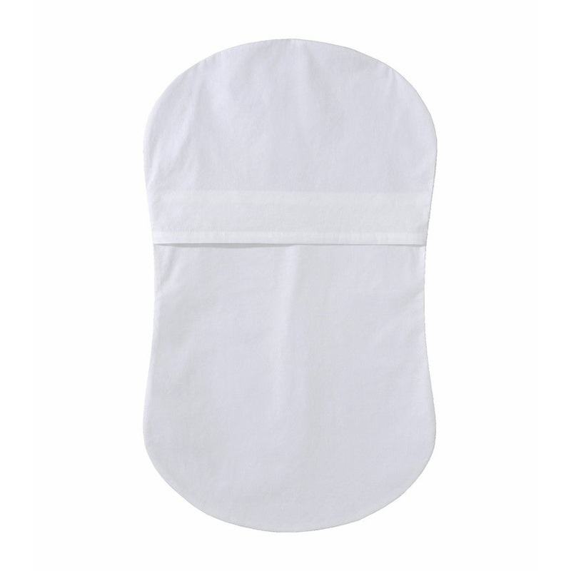 Halo Bassinet Fitted Sheet in White