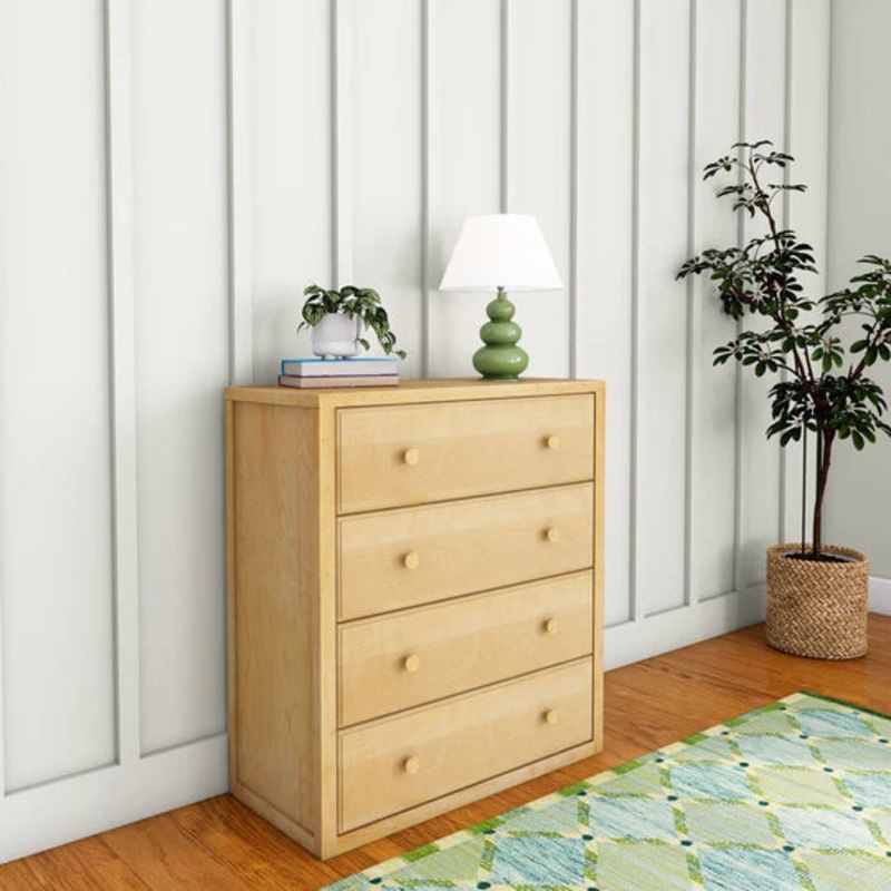 Maxtrix 4 Drawer Dresser White