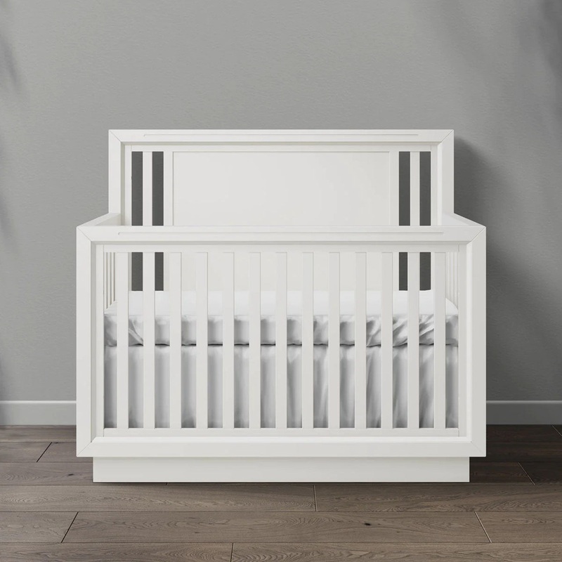 Romina Quadro Convertible Crib in Solid White