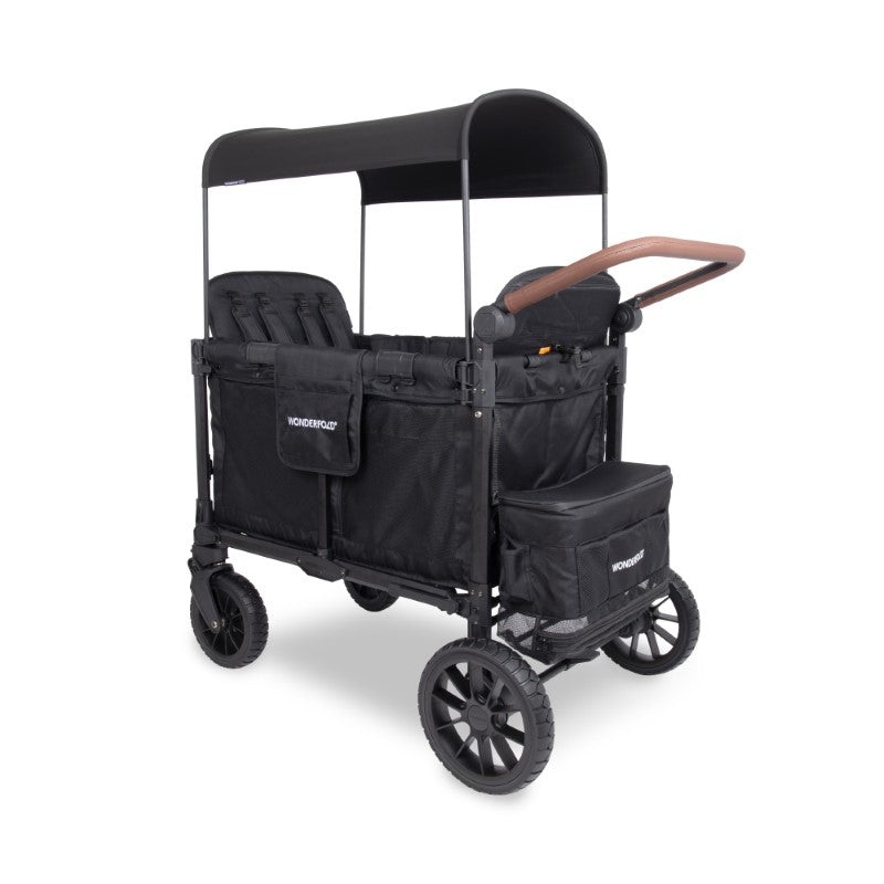 Wonderfold W4 Luxe Pro Stroller Wagon Black
