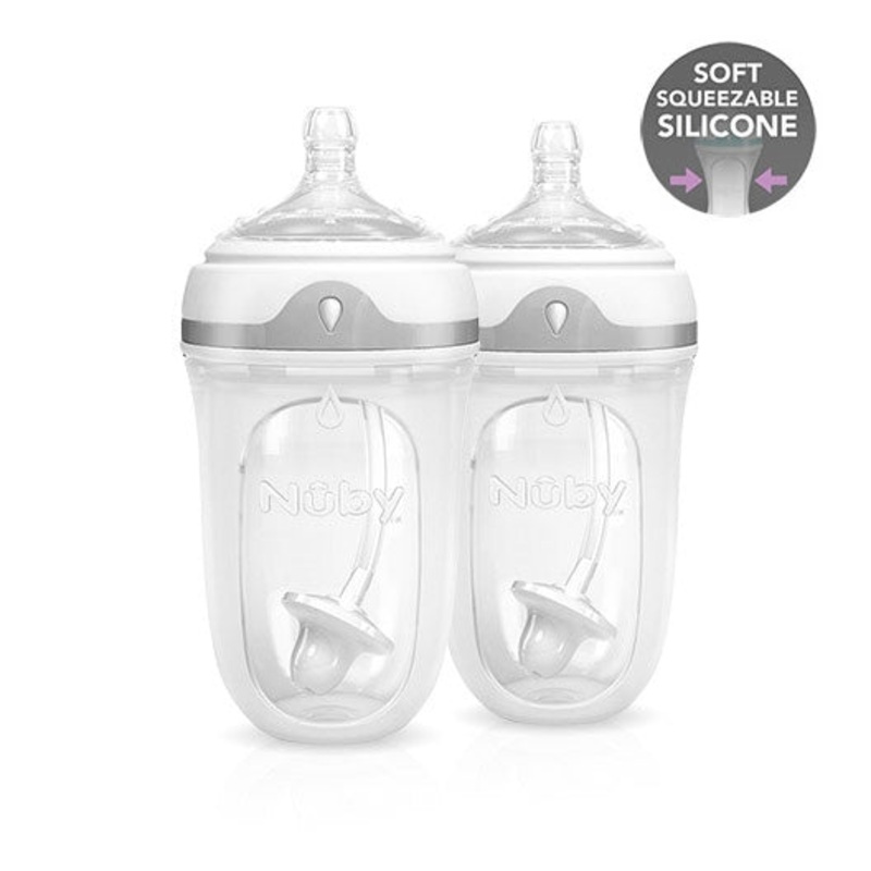 Comfort 360 Squeezable Silicone Bottle (2 Pack)