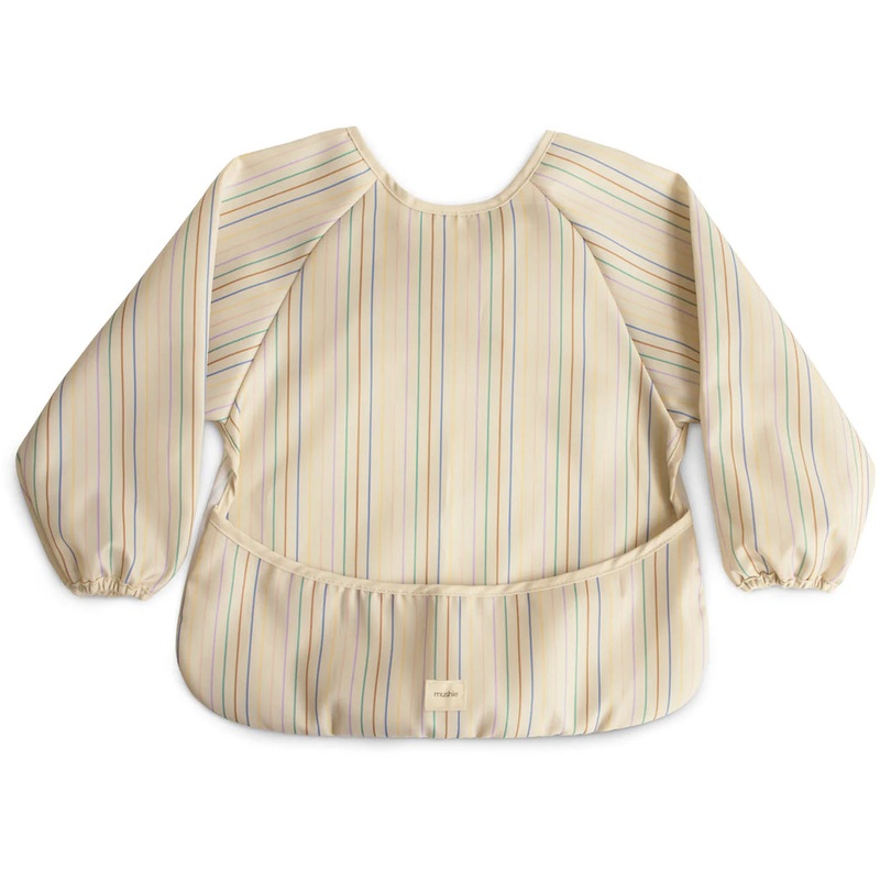 Mushie Long Sleeve Bib Fog