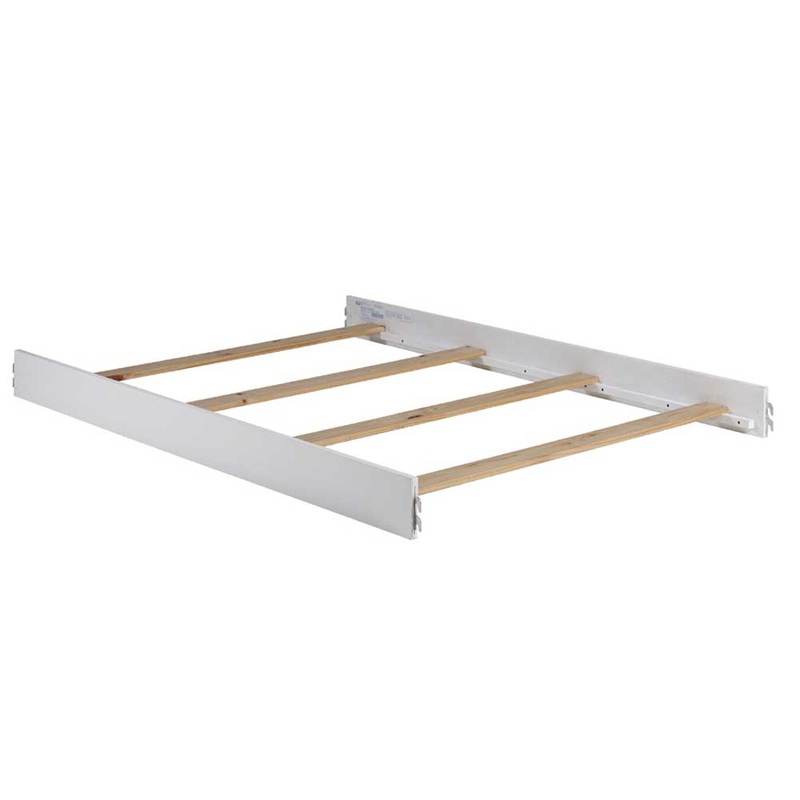 Pali Diamante Full-Size Bed Rails Vintage White