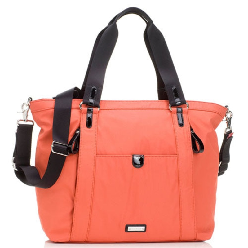 Storksak Cleo – Papaya + Mini Fix Changing Bag