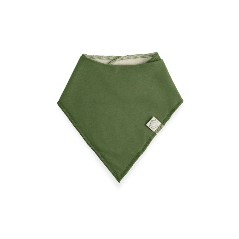 Dream Bandana Bib – Olive Blue Rainbow