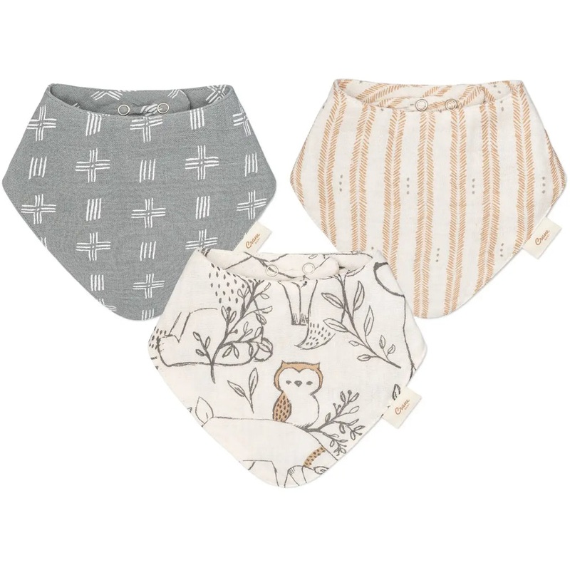 Ezra Muslin Bib Set