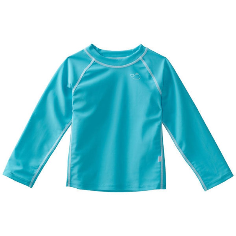 i play. Long Sleeve Rashguard – Aqua Large