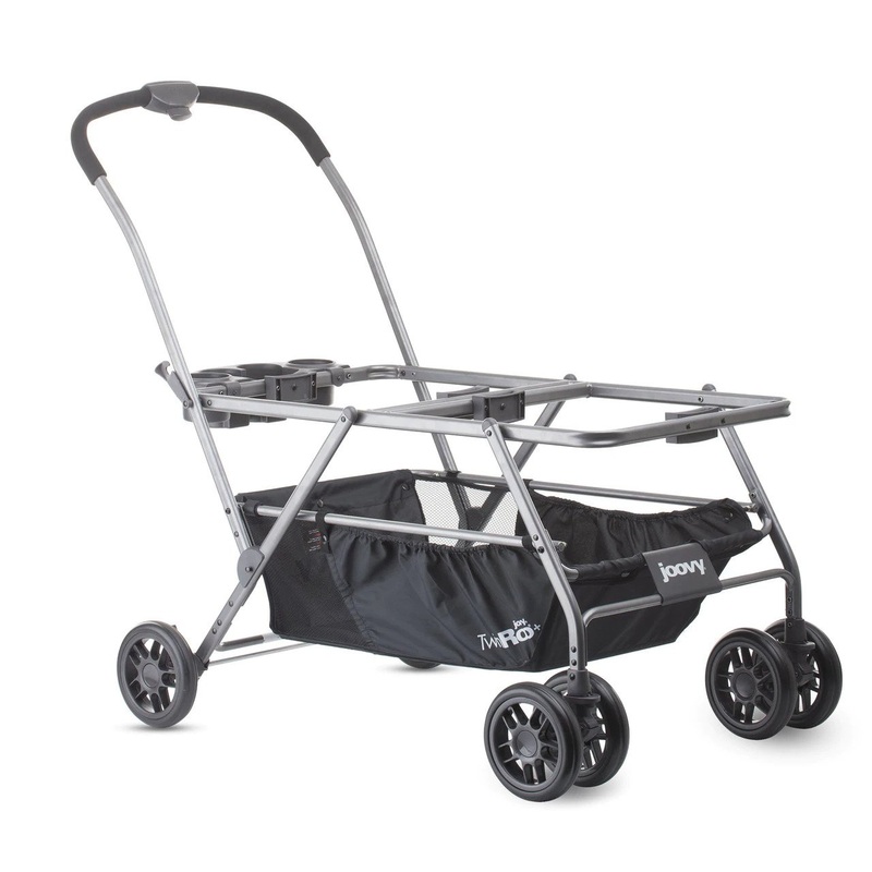 Joovy Twin Roo +Car Seat Stroller Frame Twin Roo+ Double Stroller Frame