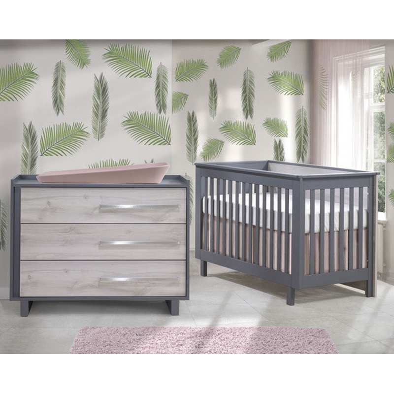 Natart Tulip Furniture Urban 2 Piece Set Charcoal/Natural