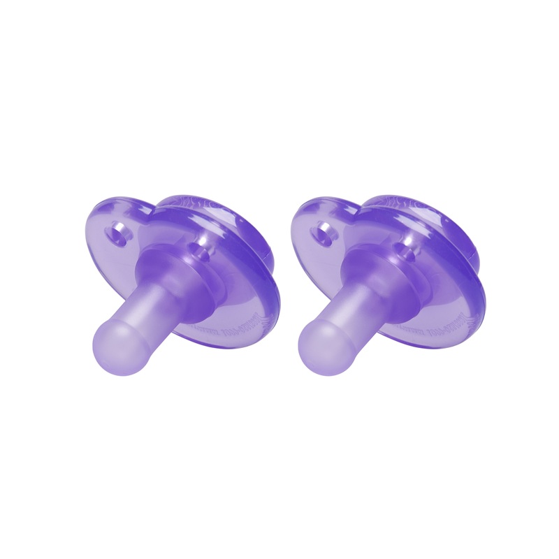 Nookums Paci-Plushies Replacement Pacifier – Purple 2 Pack