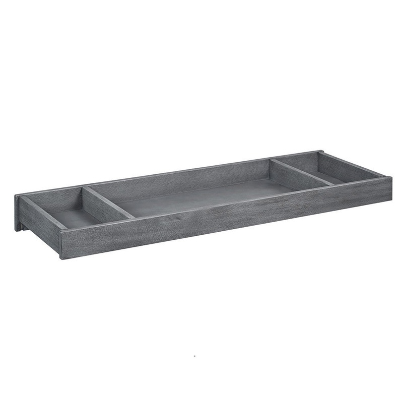 Oxford Willowbrook Collection Universal Changing Topper in Graphite Gray
