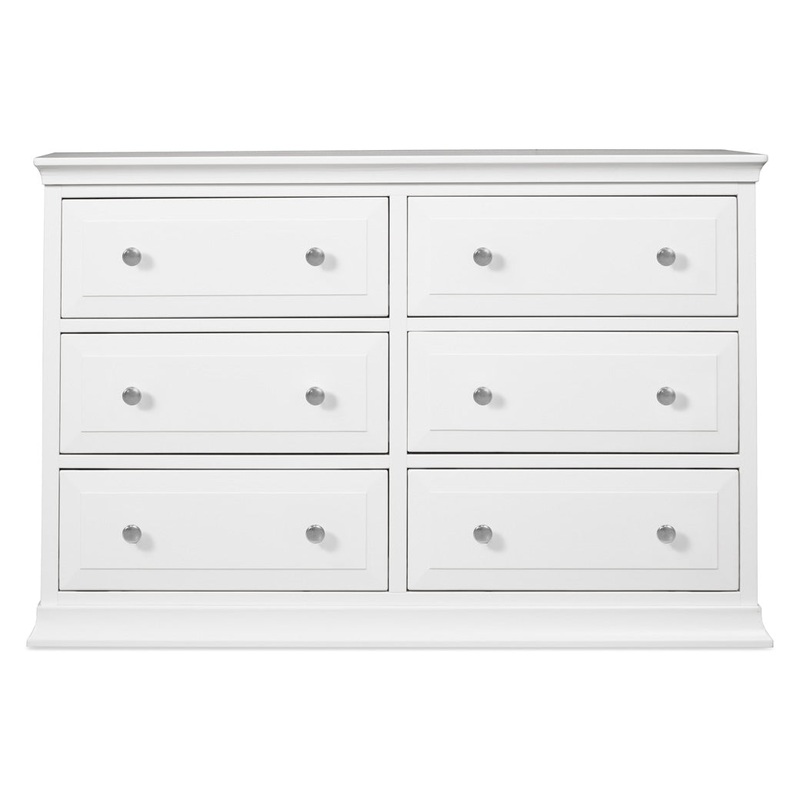 Signature 6-Drawer Double Dresser White