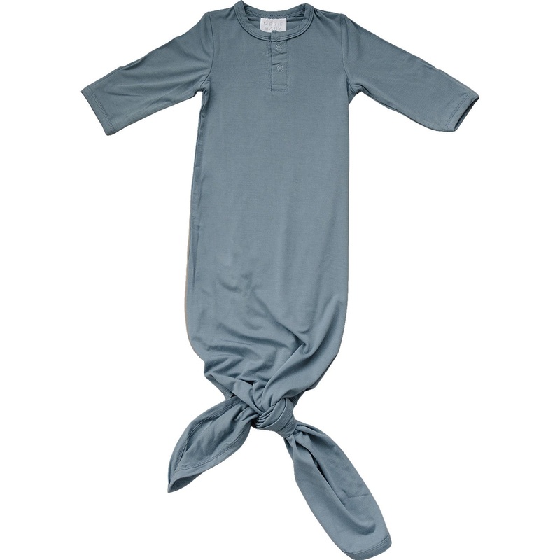 Bamboo Knot Gown | Dusty Blue