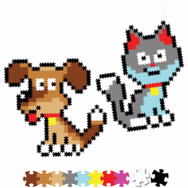 Fat Brain Toys Jixelz 700 pc Set – Playful Pets