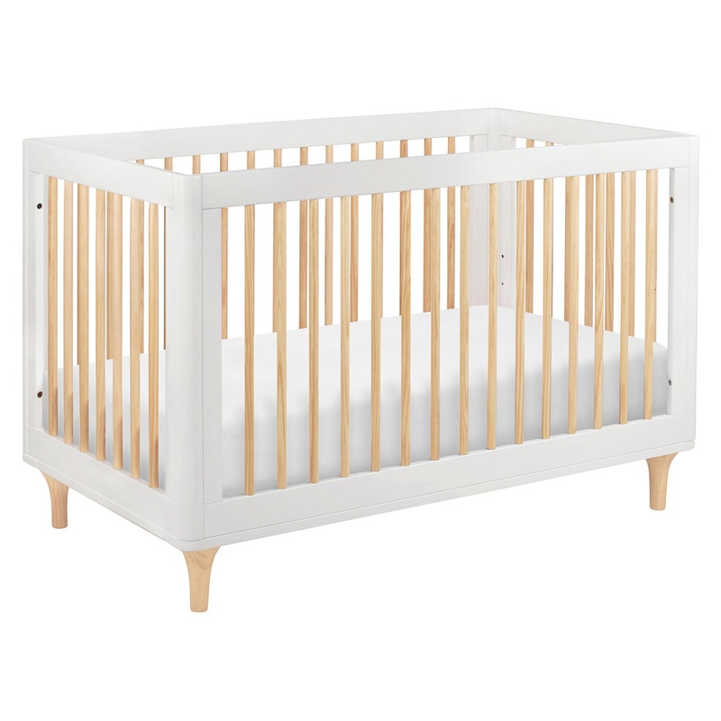 Lolly 3-in-1 Convertible Crib + Toddler Bed Conversion Kit White