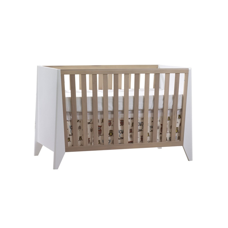 Natart Flexx Classic Crib Graphite/Natural