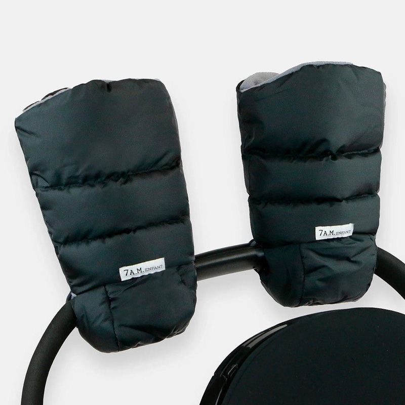 7AM Enfant Warmmuffs Black