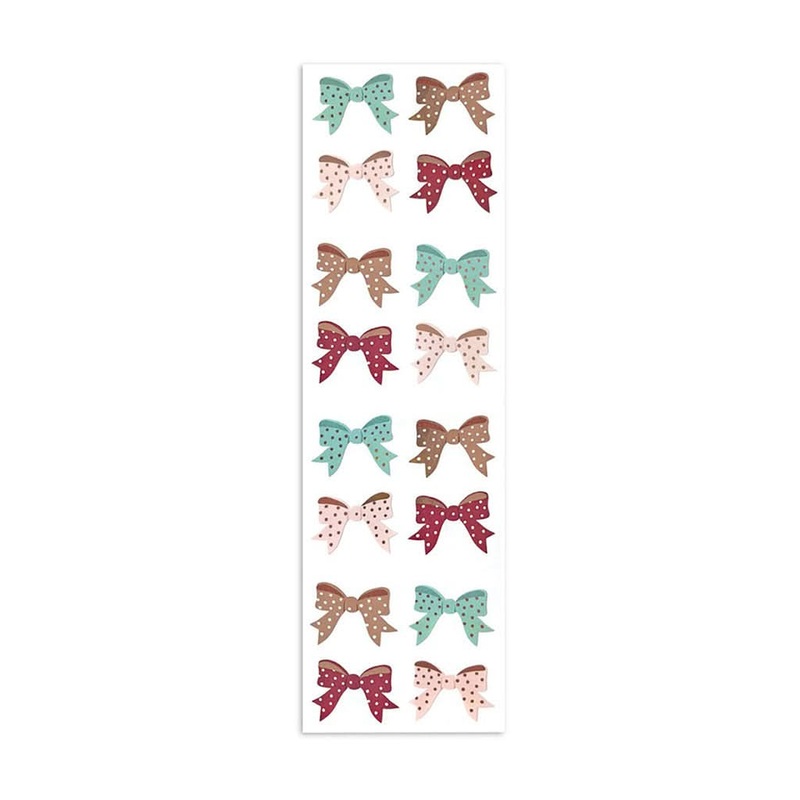 Mrs. Grossman’s Strip of Rose Gold Bows Stickers
