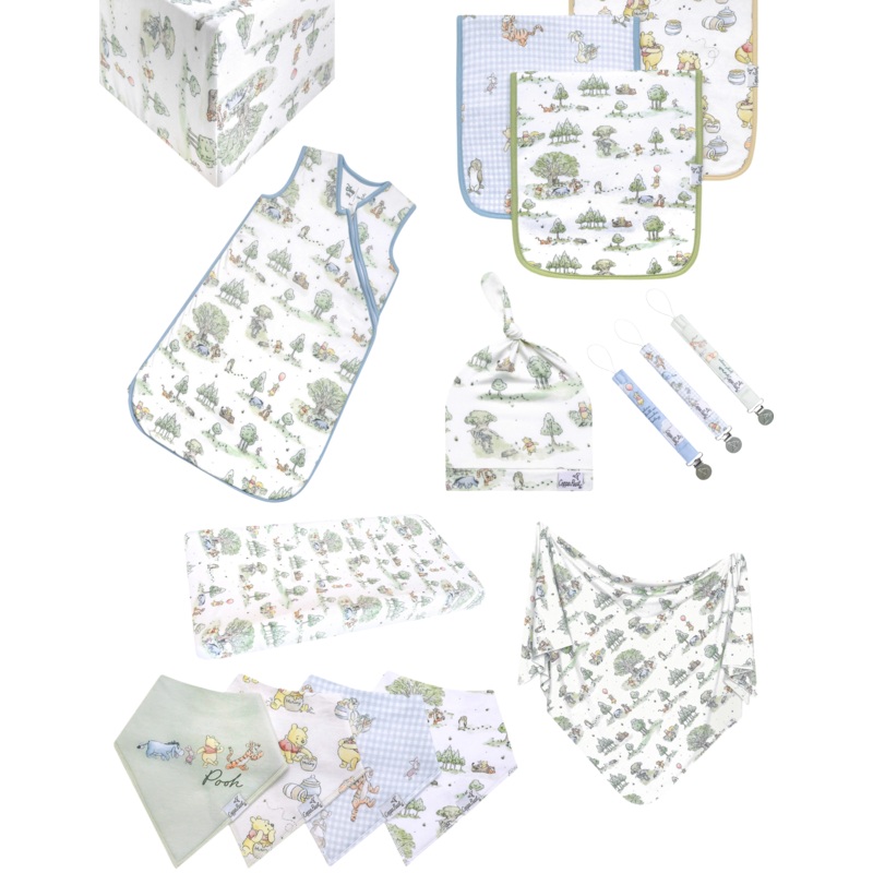Copper Pearl Winnie the Pooh Hundred Acre Wood Collection Bandana Bibs