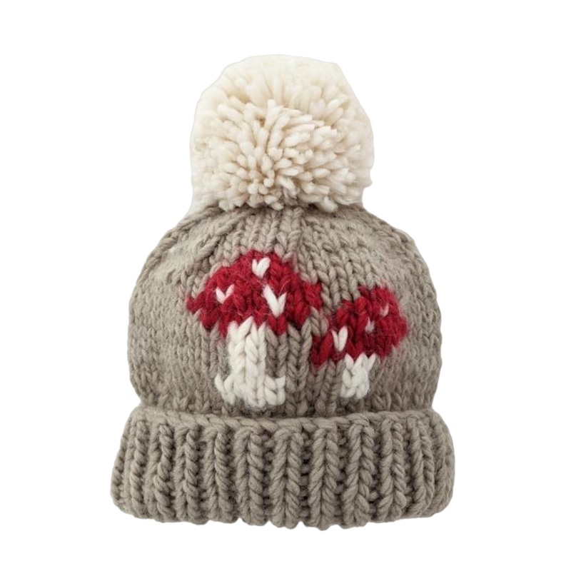 Huggalugs Mushroom Beanie 0-6M