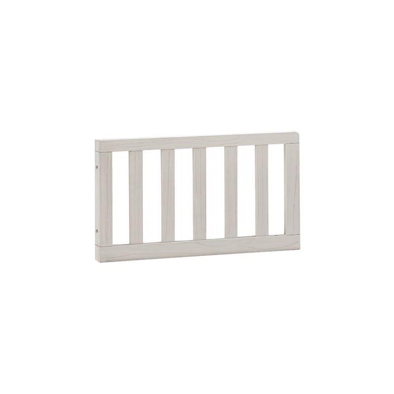 Monogram Newbern Toddler Conversion Rail White Driftwood