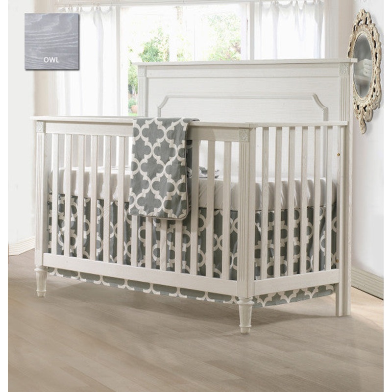 NEST Provence Collection 4 in 1 Convertible Crib in Owl