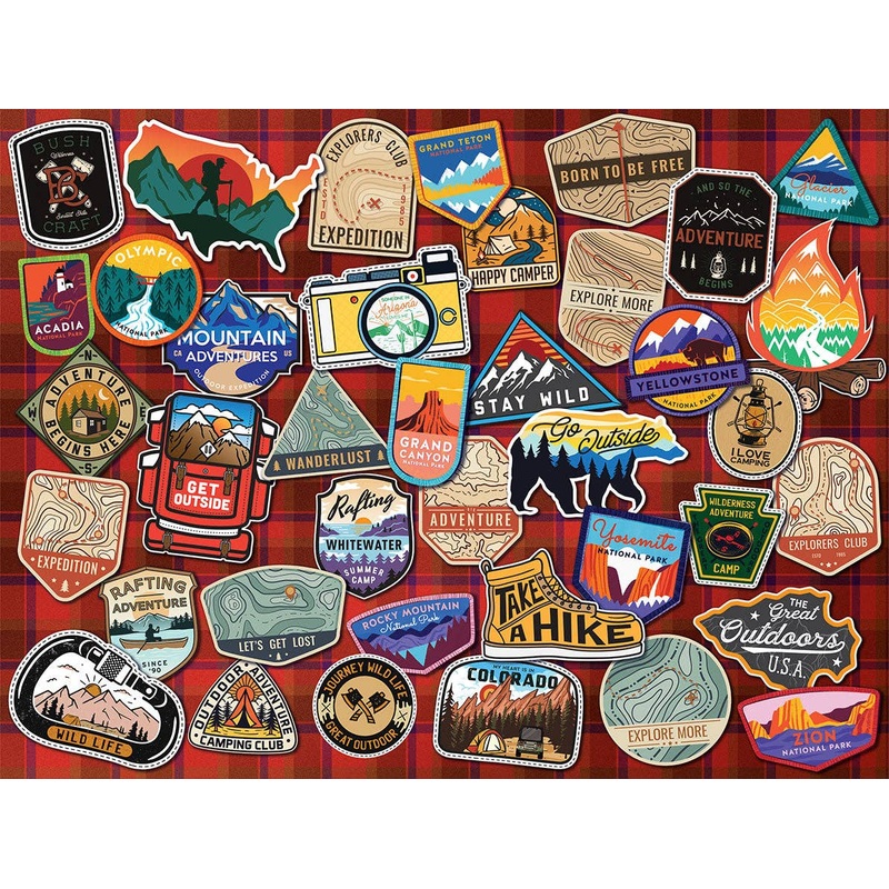 Outdoor Adventure 500 Piece Double-Sided Adult Puzzle