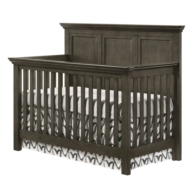 San Mateo Convertible Crib Grey