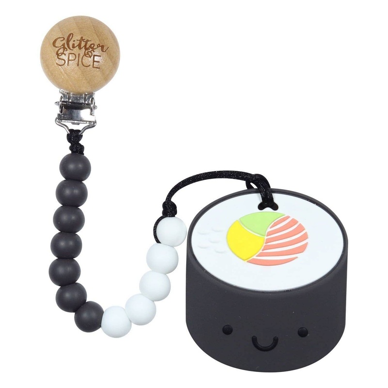 Whistle and Flute Sushi Teether Without Clip