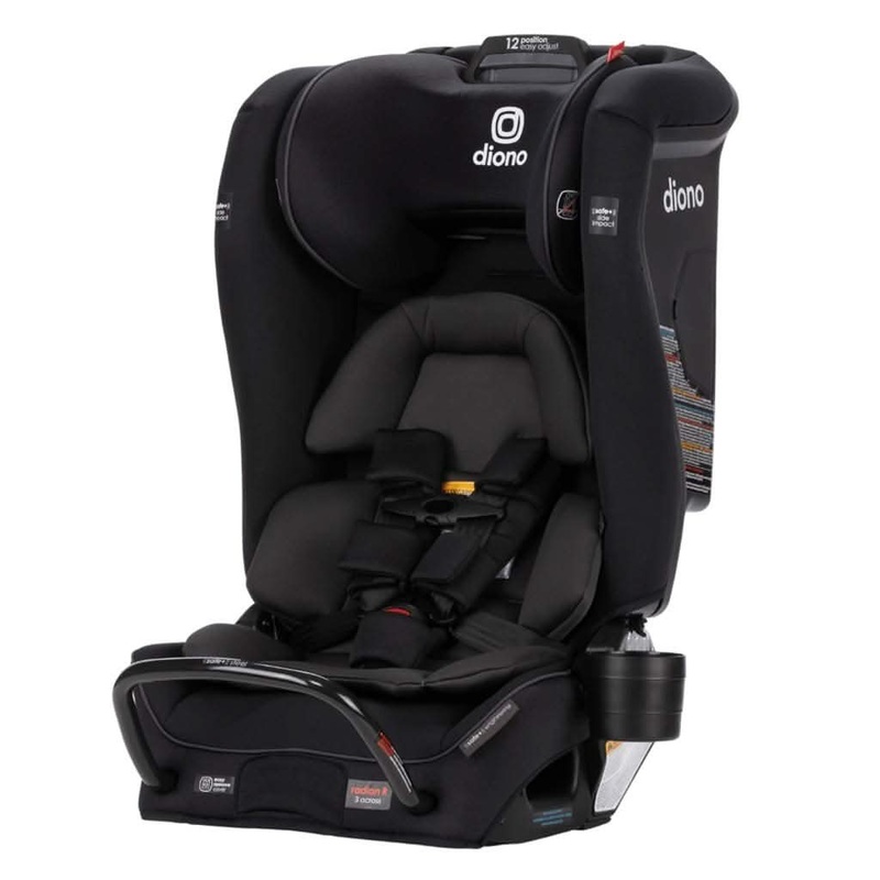 Diono Radian 3RXT Safe + Booster Seat Black Jet