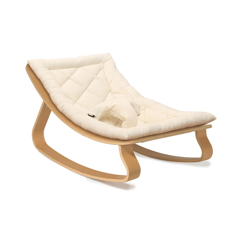 LEVO Baby Rocker Organic Milk Beech