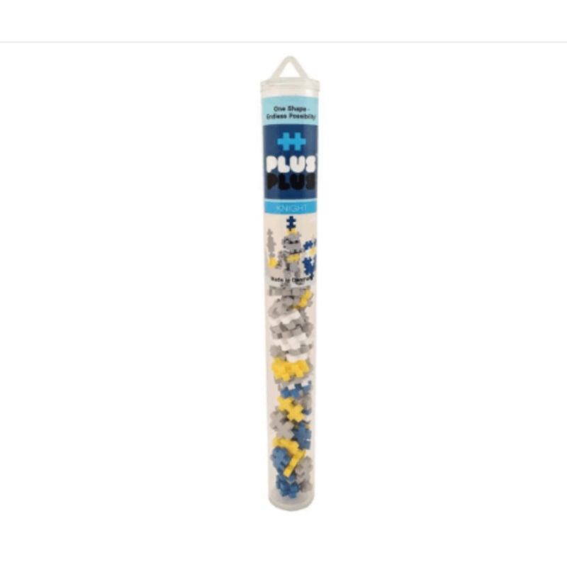 Plus-Plus Knight Construction Building Mini Puzzle Blocks, 70 Pieces Tube