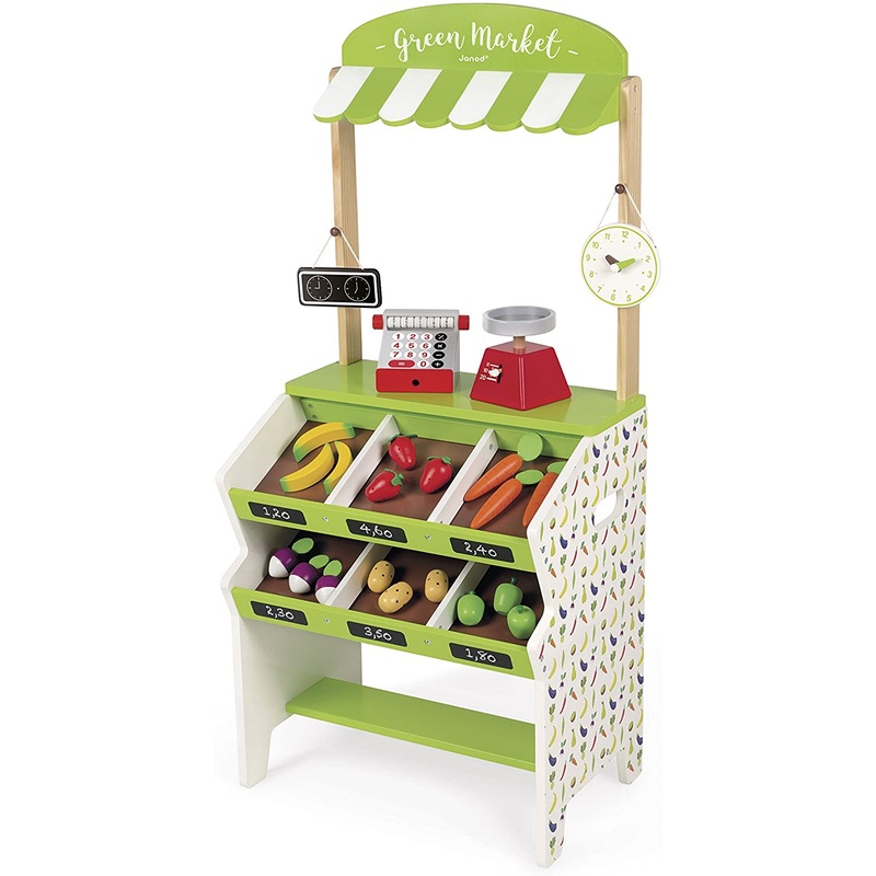 Wooden Grocery Stand