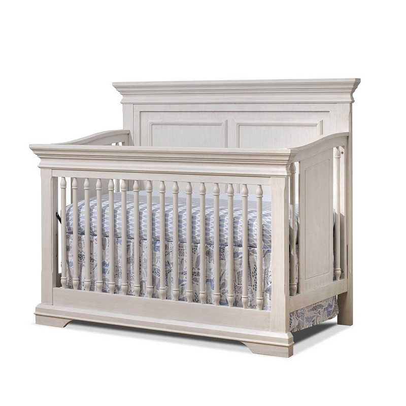 Fawn Baby Glacier 4 IN 1 Crib in Brushed Ivory