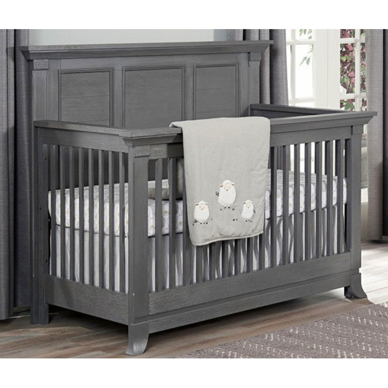 Oxford Hamilton Collection Convertible Crib in Marble Gray
