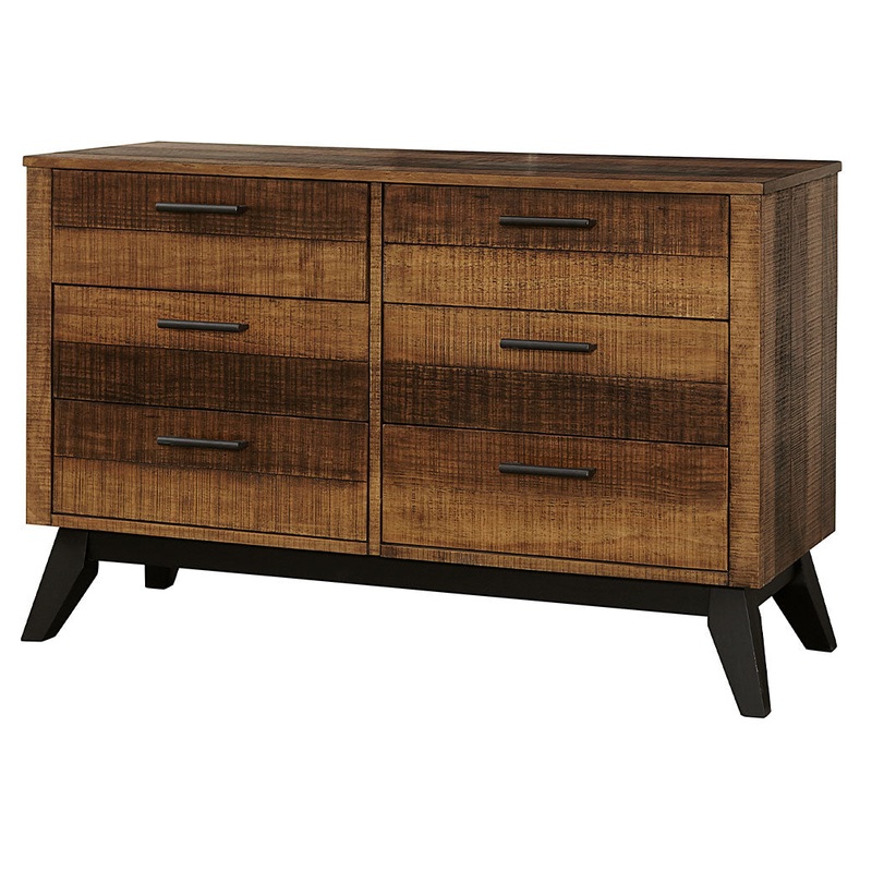 Urban Rustic 6-Drawer Dresser