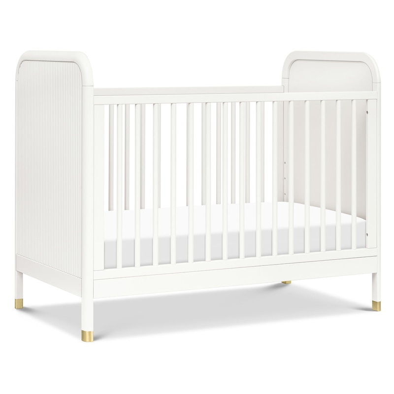 Brimsley Tambour 3-in-1 Convertible Crib Warm White