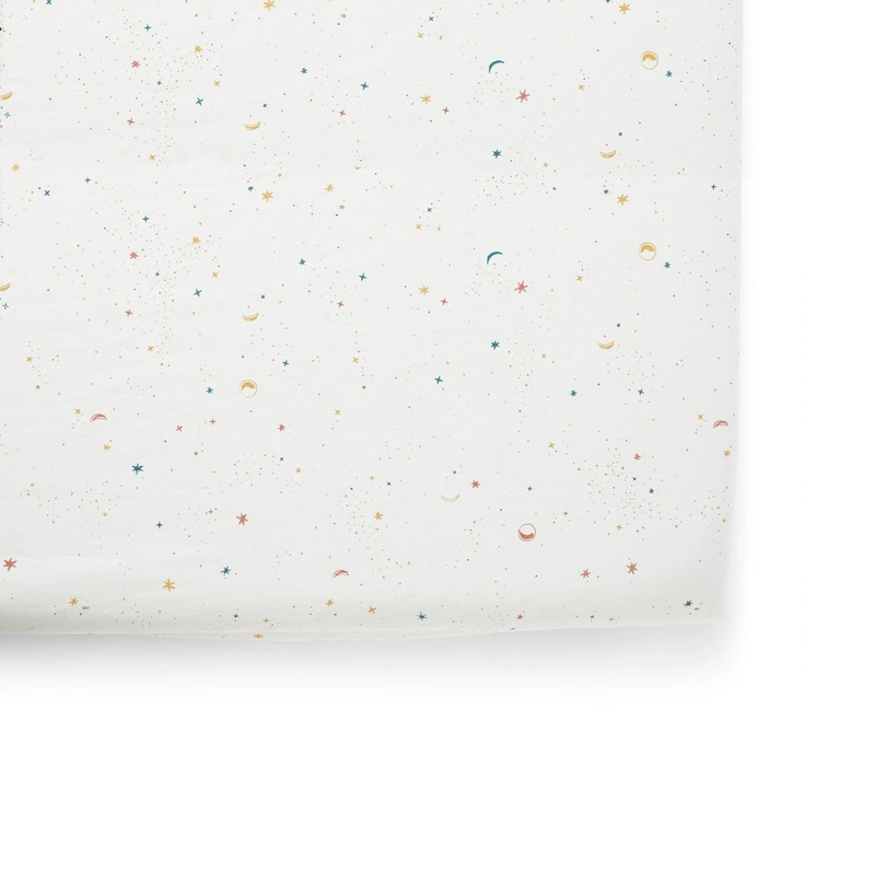 Pehr Organic Cotton Crib Sheet – Celestial