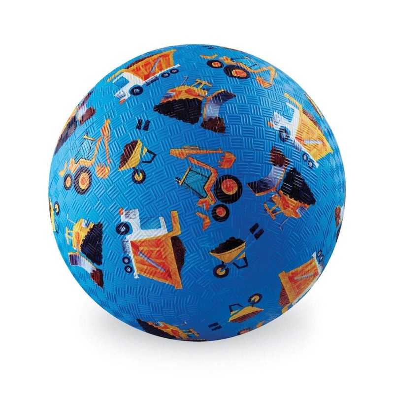 5″ Playground Ball – Blue Construction