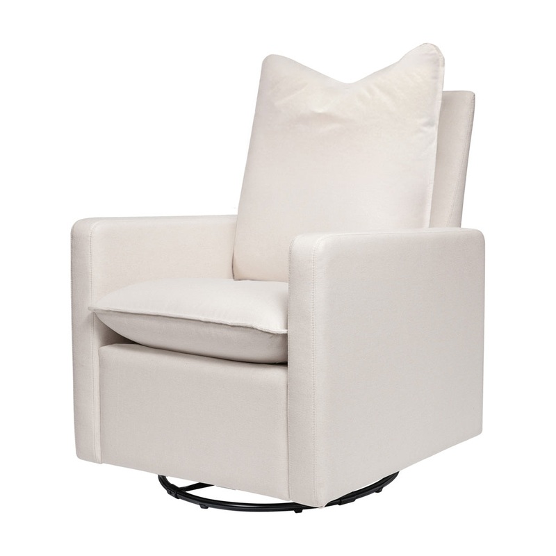 Cali Pillowback Swivel Glider Performance Cream Eco-Weave