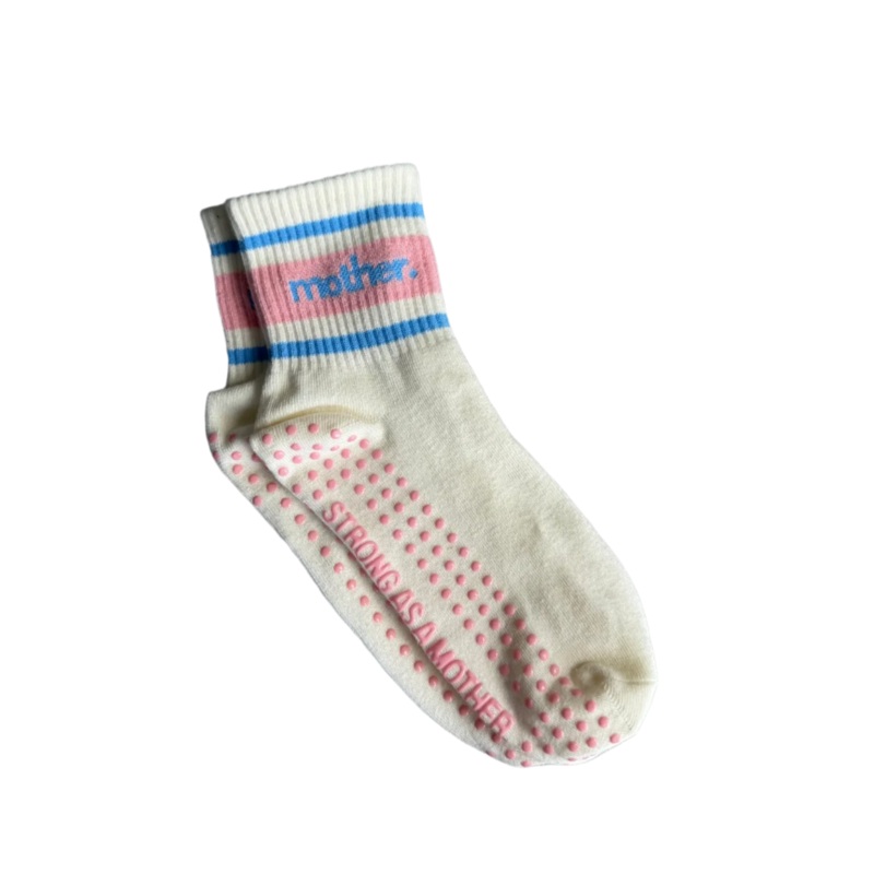 Mother Hats – Mother Grip Socks Blue/Pink