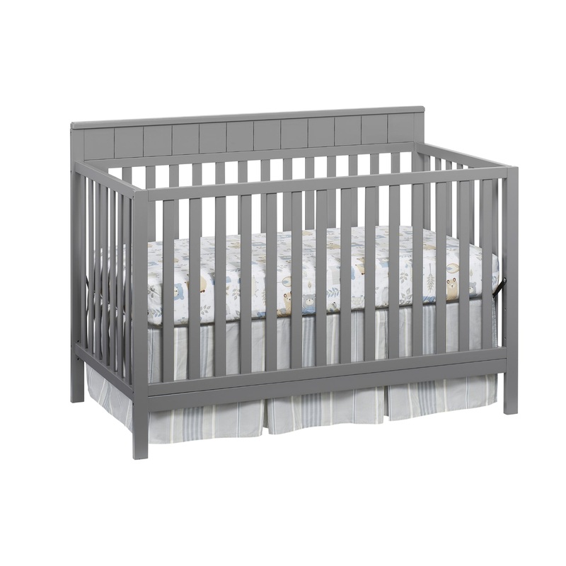 Oxford Baby Logan 4-in-1 Convertible Crib Dove Gray