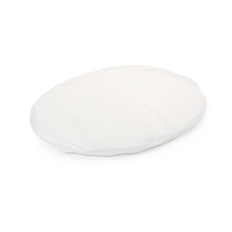 Sleepi Mini Fitted Crib Sheet White