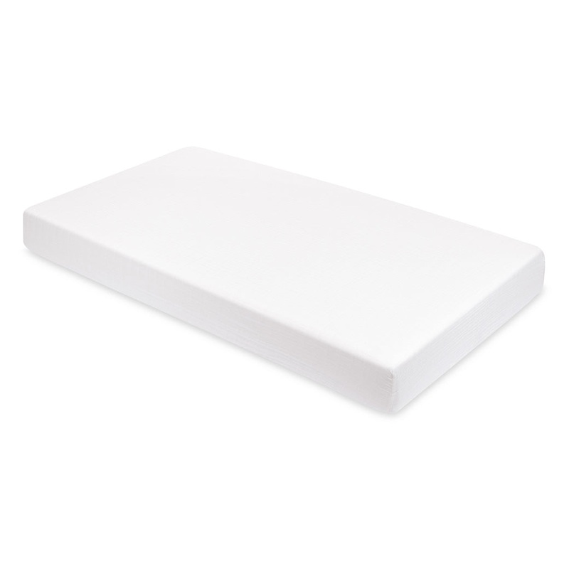 Crib Sheet In GOTS Certified Organic Muslin Cotton White