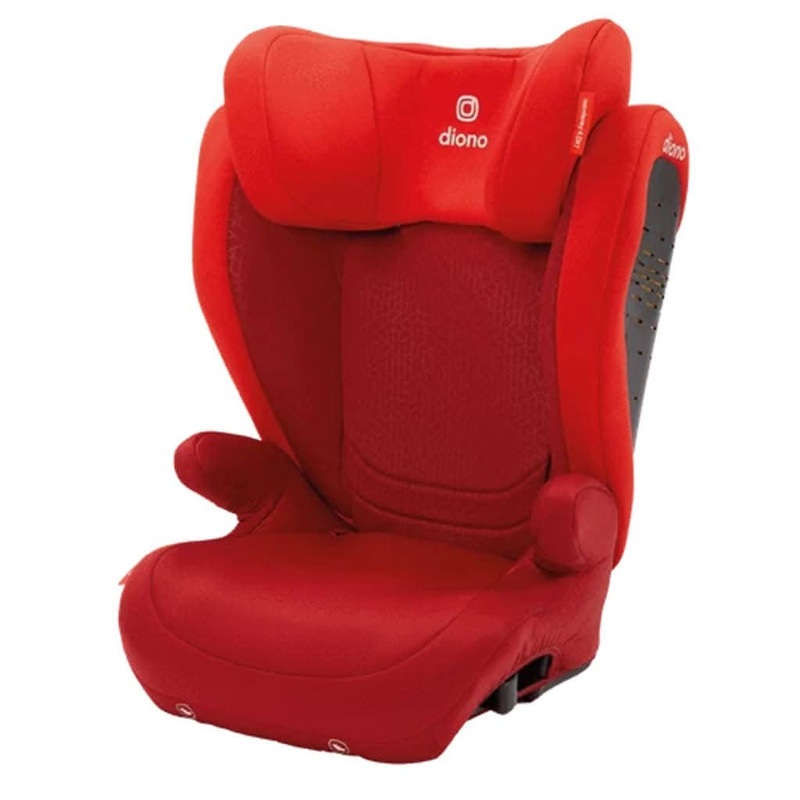 Diono Monterey 4DXT Latch 2-in-1 High Back Booster Car Seat Red