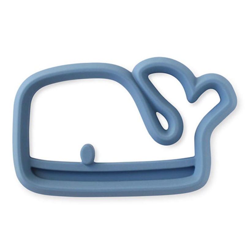 Itzy Ritzy Silicone Baby Teether – Blue Whale