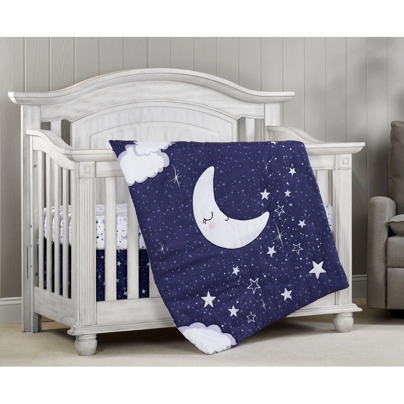 Oxford Baby Good Night Moon 3 pc Baby Crib Nursery Bedding Set