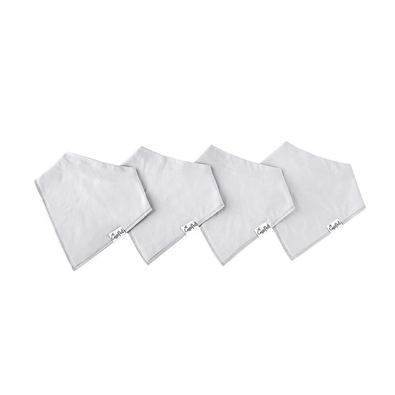 Baby Bandana Bibs – Grey Basics
