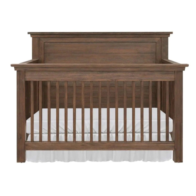Belle Vita Flat Top Crib – Lucca Collection Harbor Brown Crib
